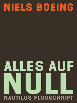 cover image of Alles auf null